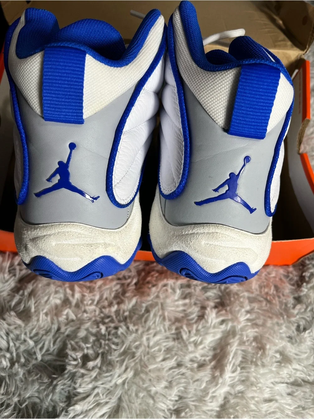 Nike Air Jordan 13 Retro Hyper Royal White Blue Gray Men’s Basketball Sneakers